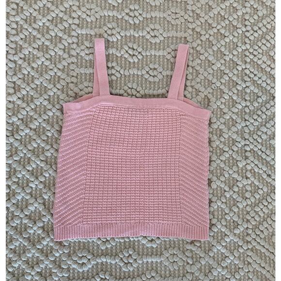 Sandy Liang Designer Collab Target Baby Pink Knit Sweater Tank XXS - Picture 5 of 10